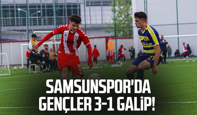 Samsunspor'da gençler 3-1 galip!