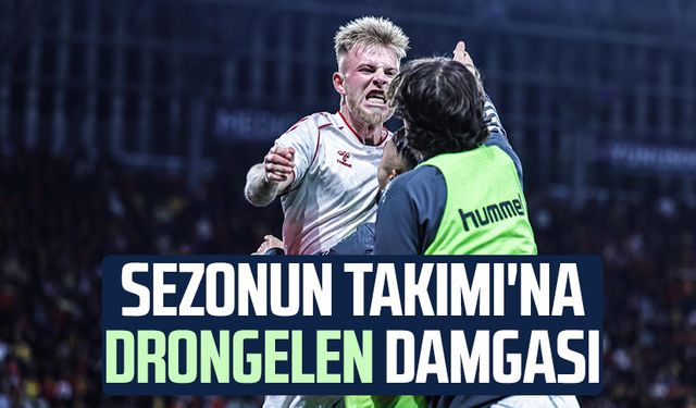 Samsunspor’un duvarı Drongelen, Sezonun Takımı'na damga vurdu