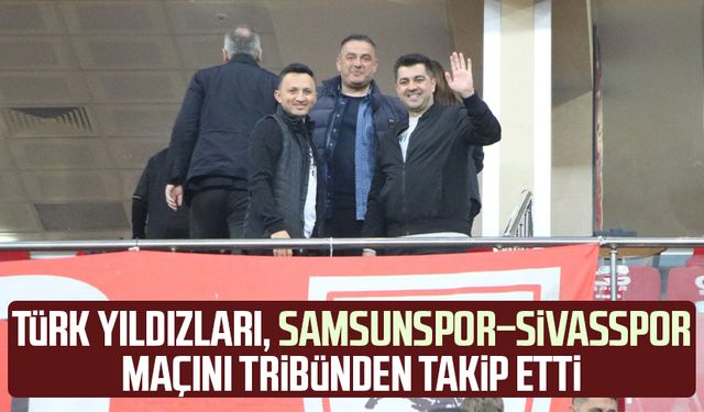 Türk Yıldızları, Samsunspor–Sivasspor maçını tribünden takip etti