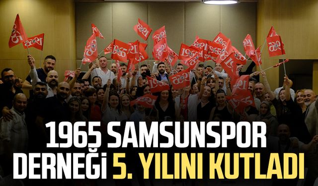 1965 Samsunspor Derneği 5. yılını kutladı