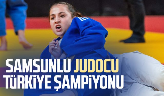 Samsunlu judocu Aysima Tektaş Türkiye şampiyonu