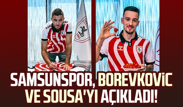 Samsunspor, Toni Borevkovic ve Afonso Sousa'yı açıkladı!