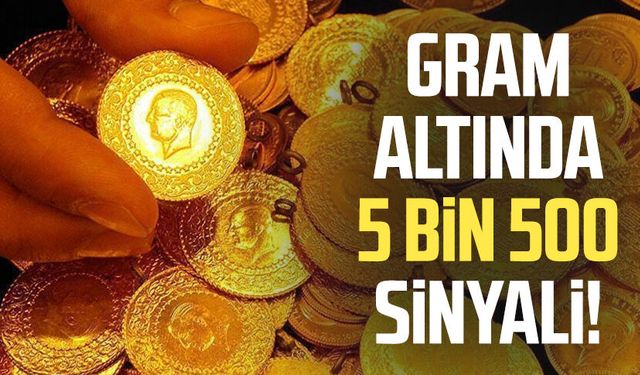 Gram altında 5 bin 500 sinyali!