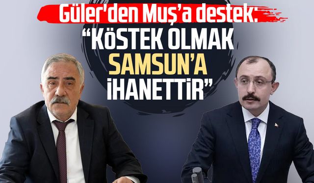 Samsun'da Hacı Eyüb Güler'den Mehmet Muş'a destek!