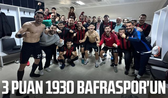 3 puan 1930 Bafraspor'un: Moral depoladı