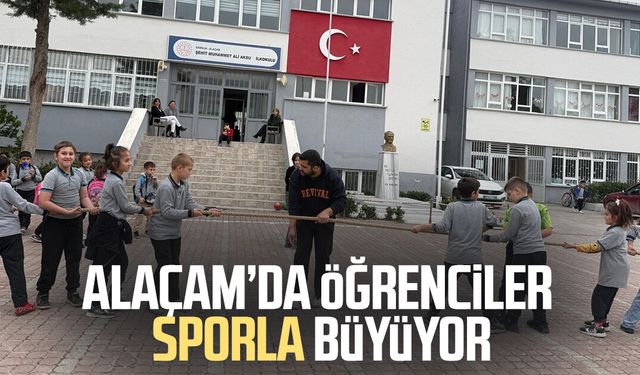 Alaçam’da öğrenciler sporla büyüyor