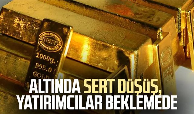 Altında düşüş sürüyor, yatırımcılar beklemede