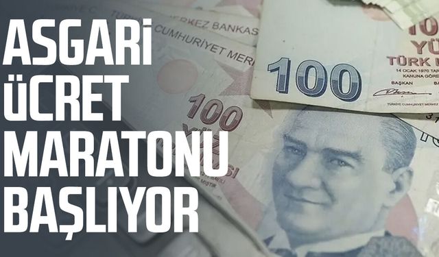 Asgari ücret maratonu Aralık'ta başlıyor