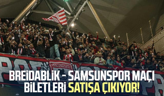 Breidablik - Samsunspor maçı biletleri satışa çıkıyor!