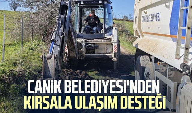 Canik Belediyesi'nden kırsala ulaşım desteği