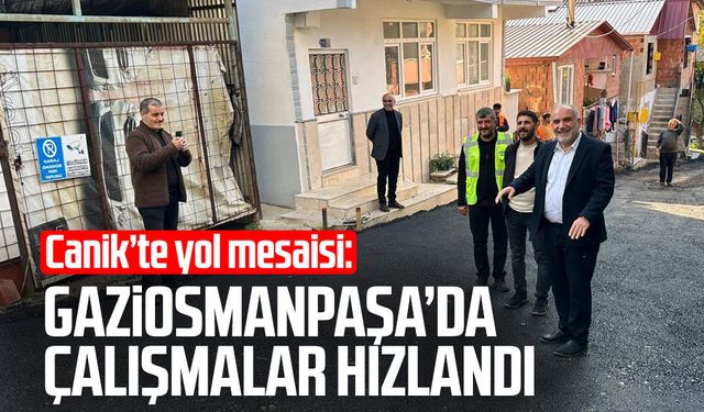 Canik’te yol mesaisi: Gaziosmanpaşa’da çalışmalar hızlandı