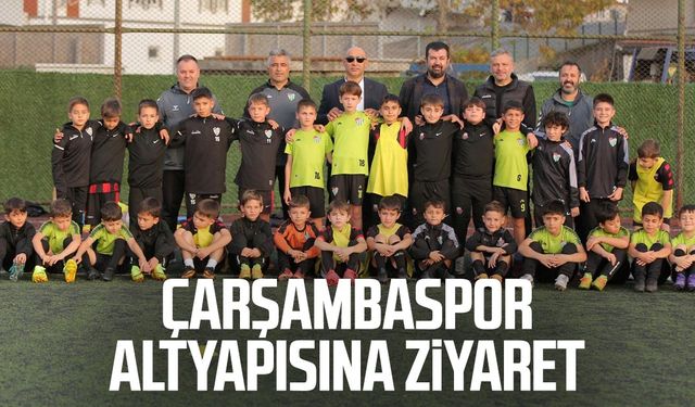 Çarşambaspor altyapısına ziyaret