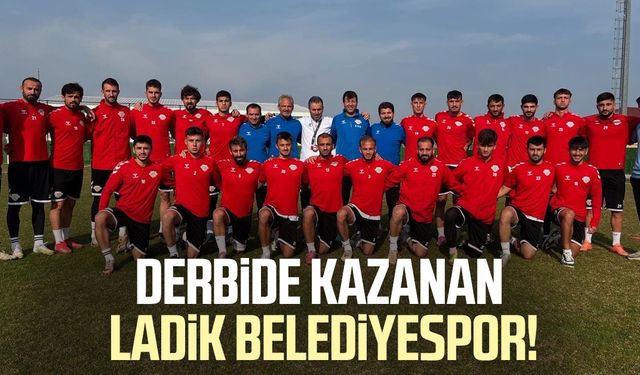 Derbide kazanan Ladik Belediyespor!