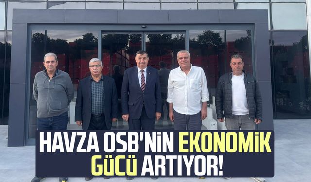 Havza OSB'nin ekonomik gücü artıyor!