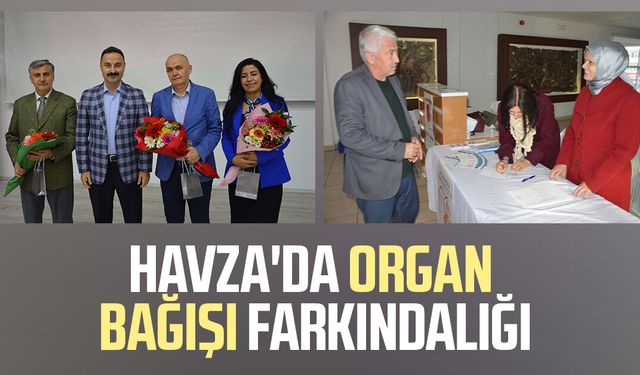Havza'da organ bağışı farkındalığı