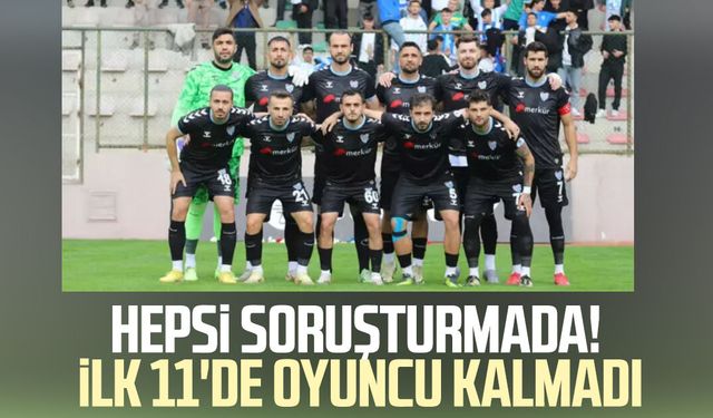 Hepsi soruşturmada! İlk 11'de oyuncu kalmadı