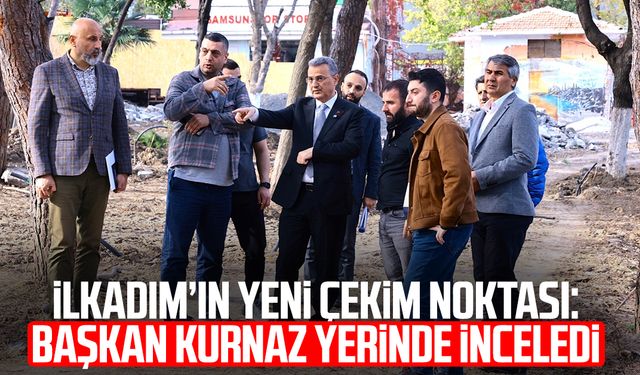 Başkan İhsan Kurnaz Gazi Park'taki çalışmaları yerinde inceledi