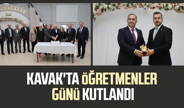 Kavak'ta Öğretmenler Günü kutlandı