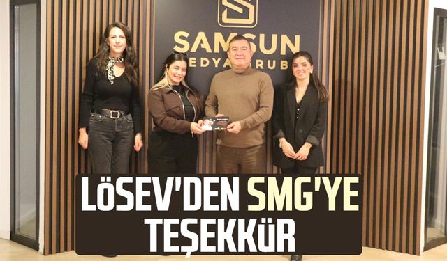 LÖSEV'den SMG'ye teşekkür ziyareti