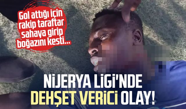 Nijerya Ligi’nde kan donduran olay!