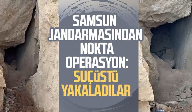 Samsun jandarmasından nokta operasyon: Suçüstü yakaladılar
