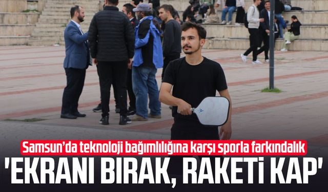 Samsun’da teknoloji bağımlılığına karşı sporla farkındalık