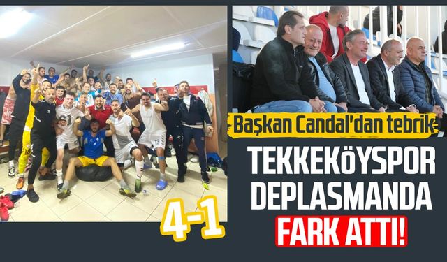 Tekkeköyspor deplasmanda fark attı! 4-1
