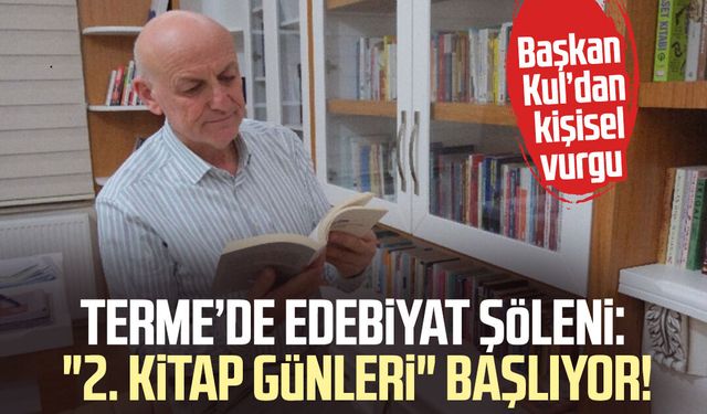 Terme’de edebiyat şöleni: "2. Kitap Günleri" başlıyor!