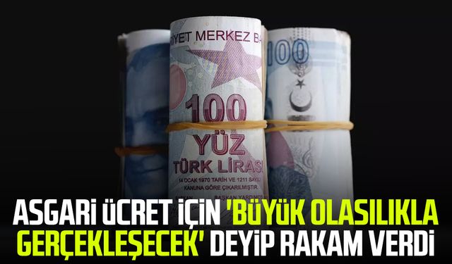 Asgari ücret için rakam verdi: Zorlu pazarlık sinyali