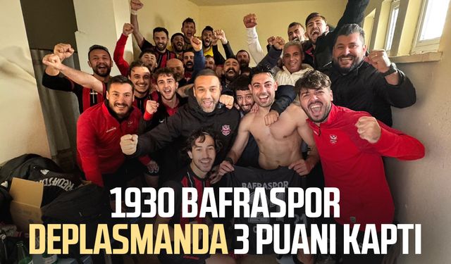 1930 Bafraspor deplasmanda 3 puanı kaptı