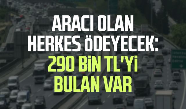 Aracı olan herkes ödeyecek: 290 bin TL'yi bulan var