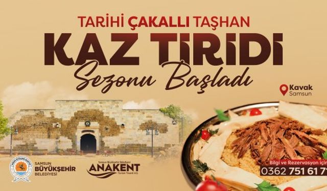 Tarihi Çakallı Taşhan Kaz tiridi sezonu başladı