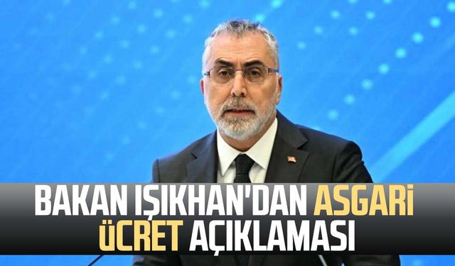 Bakan Vedat Işıkhan'dan 2026 yılı asgari ücret açıklaması