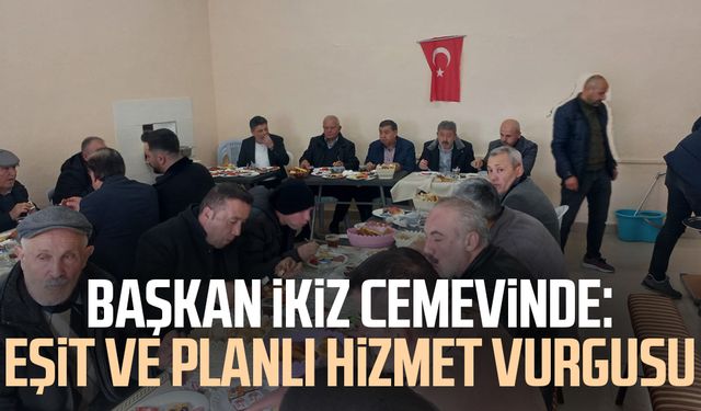 Başkan Murat İkiz cemevinde: Eşit ve planlı hizmet vurgusu