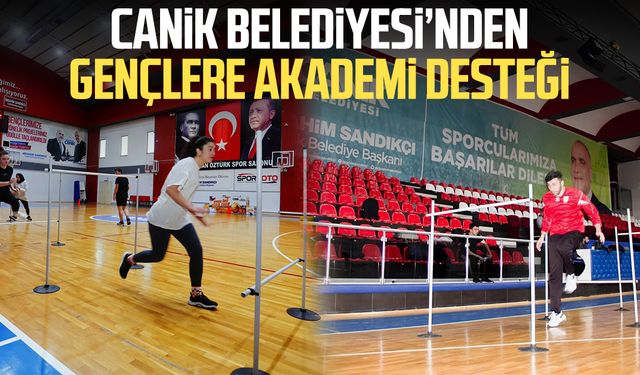 Canik Belediyesi’nden gençlere akademi desteği