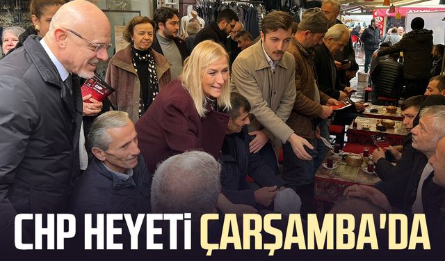 CHP heyeti Çarşamba'da: Sorunlara dikkat çekildi