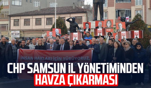 CHP Samsun İl Yönetiminden Havza çıkarması