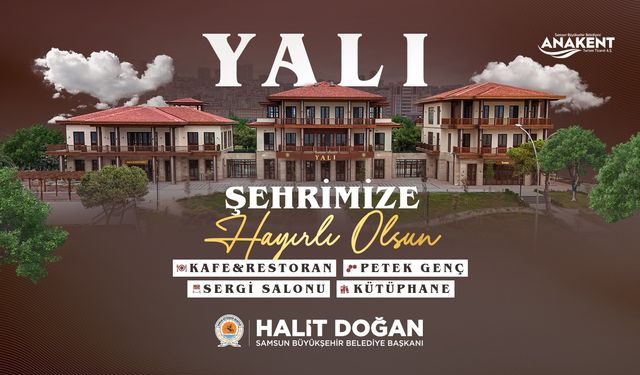 Samsun Yalı Kafe hizmette