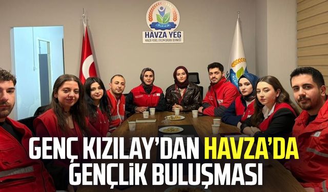 Genç Kızılay’dan Havza’da gençlik buluşması