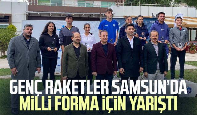 Genç raketler Samsun’da milli forma için yarıştı