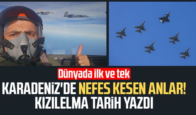 Karadeniz'de nefes kesen anlar! KIZILELMA tarih yazdı