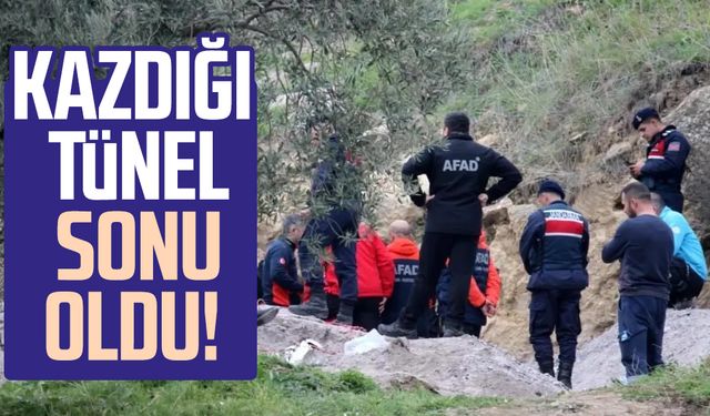 Kazdığı tünel sonu oldu!