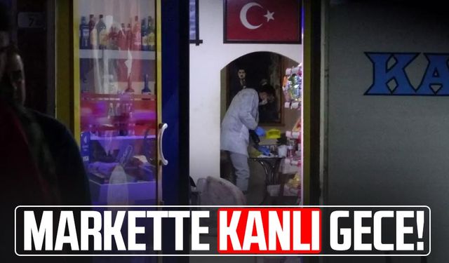 Markette husumet kanlı bitti!