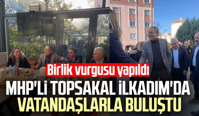 MHP'li İyas Topsakal İlkadım'da vatandaşlarla buluştu