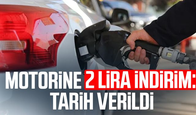 Motorine 2 lira indirim: Tarih verildi