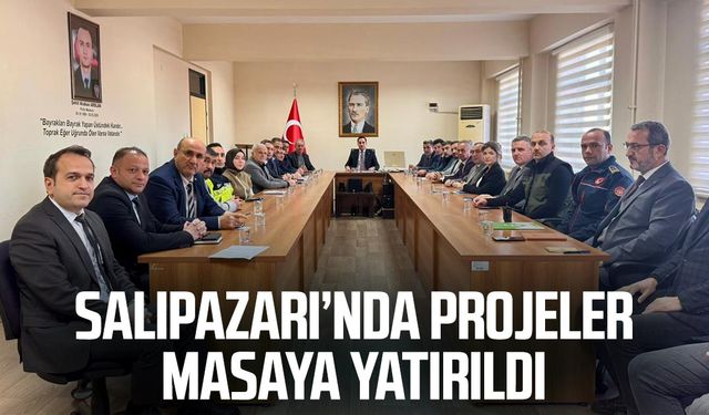 Salıpazarı’nda projeler masaya yatırıldı