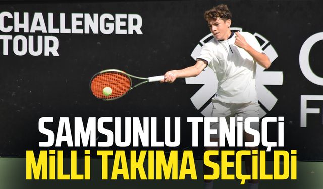 Samsunlu tenisçi Kuzey Kerem Bayrak milli takıma seçildi