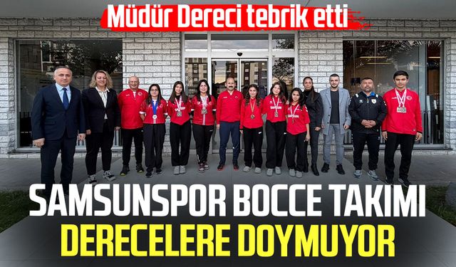 Samsunspor Bocce Takımı derecelere doymuyor