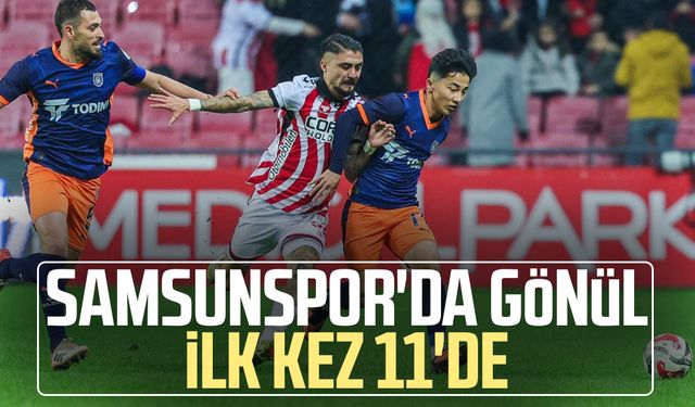 Samsunspor'da Soner Gönül ilk kez 11'de