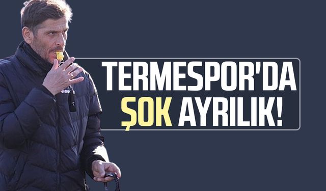 Termespor'da İmdat Musa Yıldırır ile yollar ayrıldı
